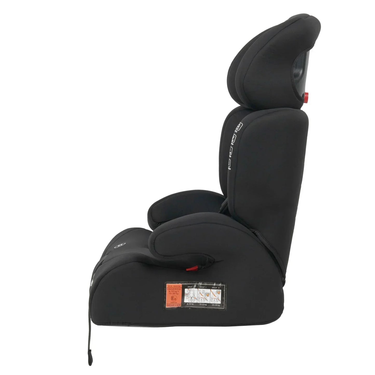 Puggle Maxi Gro Comfort Group 1/2/3 Eco Car Seat Booster Seat - Storm Black (9 Months-12 Years) by Puggle